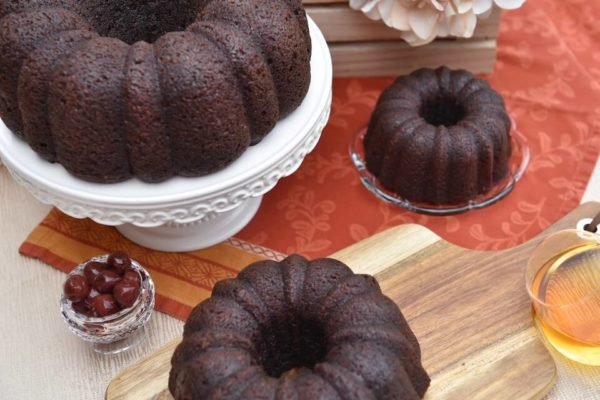 Black Cherry Rum Cake image of Black Cherry Rum Cake Trio for Just Because Treats Cakes Delivered in Tampa, Florida