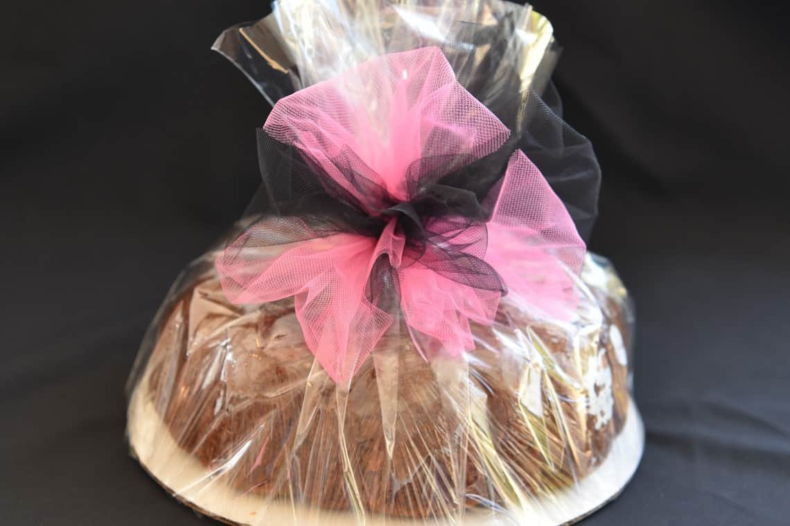 just because treats single wrapped cake